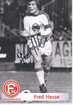 Fred Hesse  Legenden  Fortuna Düsseldorf  Fußball Autogrammkarte original signiert 