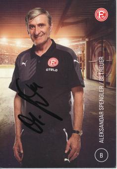 Aleksandar Spengler  2015/2016  Fortuna Düsseldorf  Fußball Autogrammkarte original signiert 