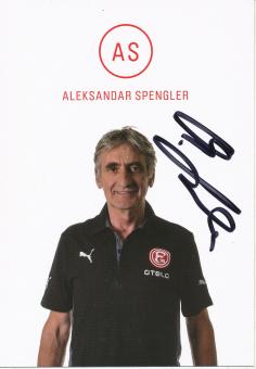 Aleksandar Spengler  2014/2015  Fortuna Düsseldorf  Fußball Autogrammkarte original signiert 