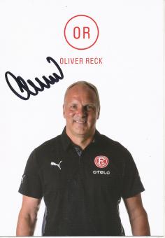 Oliver Reck  2014/2015  Fortuna Düsseldorf  Fußball Autogrammkarte original signiert 