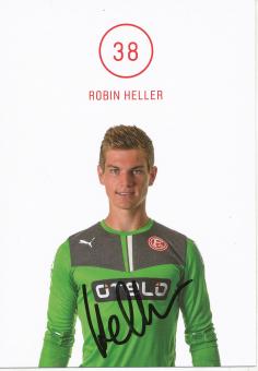 Robin Heller  2014/2015  Fortuna Düsseldorf  Fußball Autogrammkarte original signiert 