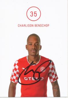 Charlison Benschop  2014/2015  Fortuna Düsseldorf  Fußball Autogrammkarte original signiert 