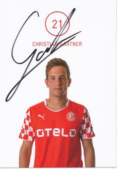 Christian Gartner  2014/2015  Fortuna Düsseldorf  Fußball Autogrammkarte original signiert 