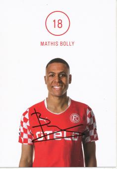 Mathis Bolly  2014/2015  Fortuna Düsseldorf  Fußball Autogrammkarte original signiert 