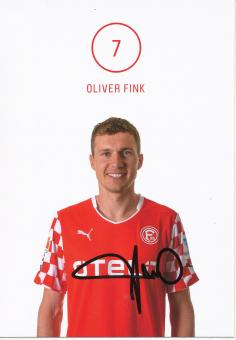 Oliver Fink  2014/2015  Fortuna Düsseldorf  Fußball Autogrammkarte original signiert 