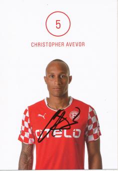 Christopher Avevor  2014/2015  Fortuna Düsseldorf  Fußball Autogrammkarte original signiert 