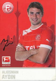 Aliosman Aydin  2012/2013  Fortuna Düsseldorf  Fußball Autogrammkarte original signiert 