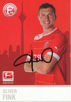 Oliver Fink  2012/2013  Fortuna Düsseldorf  Fußball Autogrammkarte original signiert 