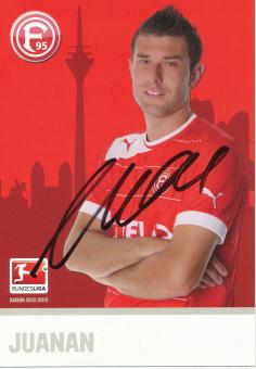 Juanan  2012/2013  Fortuna Düsseldorf  Fußball Autogrammkarte original signiert 