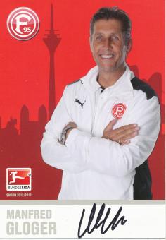 Manfred Gloger  2012/2013  Fortuna Düsseldorf  Fußball Autogrammkarte original signiert 