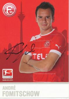 Andre Fomitschow  2012/2013  Fortuna Düsseldorf  Fußball Autogrammkarte original signiert 