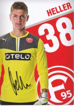 Robin Heller  2013/2014  Fortuna Düsseldorf  Fußball Autogrammkarte original signiert 