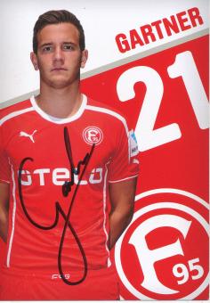 Christian Gartner  2013/2014  Fortuna Düsseldorf  Fußball Autogrammkarte original signiert 