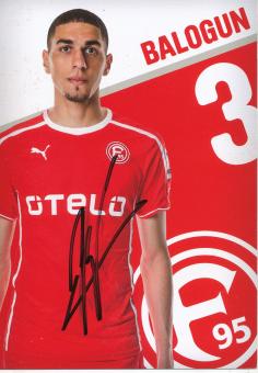 Leon Balogun  2013/2014  Fortuna Düsseldorf  Fußball Autogrammkarte original signiert 