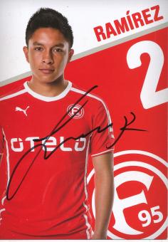 Cristian Ramirez  2013/2014  Fortuna Düsseldorf  Fußball Autogrammkarte original signiert 