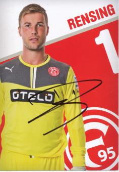 Michael Rensing  2013/2014  Fortuna Düsseldorf  Fußball Autogrammkarte original signiert 