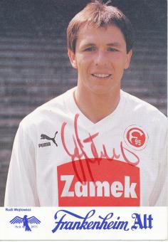 Rudi Wojtowicz  1989/1990  Fortuna Düsseldorf  Fußball Autogrammkarte original signiert 