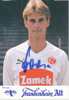 Ralf Loose  1989/1990  Fortuna Düsseldorf  Fußball Autogrammkarte original signiert 
