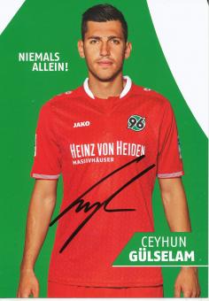Ceyhun Güselam   2015/2016  Hannover 96  Fußball Autogrammkarte original signiert 