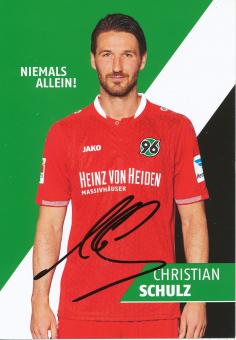 Christian Schulz   2015/2016  Hannover 96  Fußball Autogrammkarte original signiert 