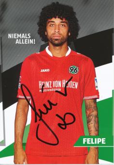 Felipe   2015/2016  Hannover 96  Fußball Autogrammkarte original signiert 
