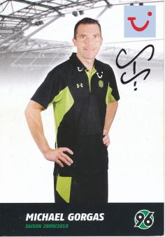 Michael Gorgas  2009/2010  Hannover 96  Fußball Autogrammkarte original signiert 