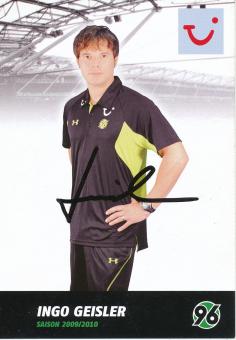 Ingo Geisler  2009/2010  Hannover 96  Fußball Autogrammkarte original signiert 
