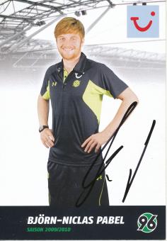 Björn Niclas Pabel  2009/2010  Hannover 96  Fußball Autogrammkarte original signiert 
