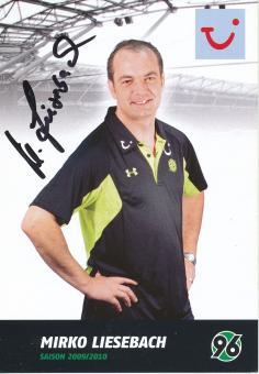 Mirko Liesebach  2009/2010  Hannover 96  Fußball Autogrammkarte original signiert 