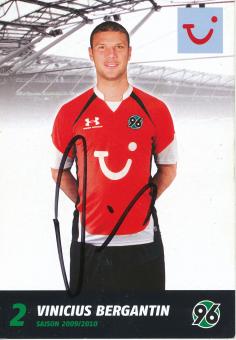 Vinicius Bergantin  2009/2010  Hannover 96  Fußball Autogrammkarte original signiert 