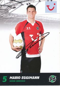 Mario Eggimann  2009/2010  Hannover 96  Fußball Autogrammkarte original signiert 