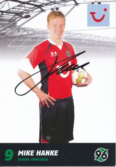 Mike Hanke  2009/2010  Hannover 96  Fußball Autogrammkarte original signiert 