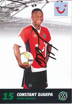 Constant Djakpa  2009/2010  Hannover 96  Fußball Autogrammkarte original signiert 