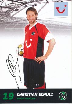 Christian Schulz  2009/2010  Hannover 96  Fußball Autogrammkarte original signiert 
