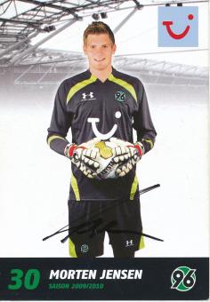 Morten Jensen  2009/2010  Hannover 96  Fußball Autogrammkarte original signiert 