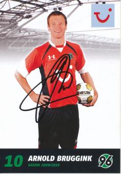 Arnold Bruggink  2009/2010  Hannover 96  Fußball Autogrammkarte original signiert 
