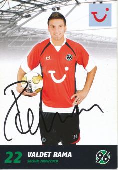 Valdet Rama  2009/2010  Hannover 96  Fußball Autogrammkarte original signiert 