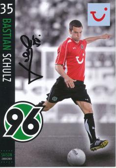 Bastian Schulz  2008/2009  Hannover 96  Fußball Autogrammkarte original signiert 
