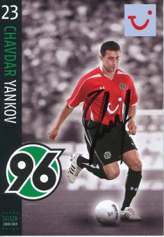 Chavdar Yankov  2008/2009  Hannover 96  Fußball Autogrammkarte original signiert 