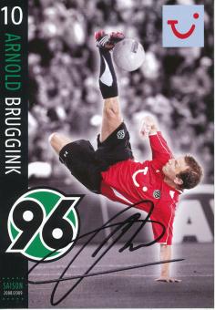 Arnold Bruggink  2008/2009  Hannover 96  Fußball Autogrammkarte original signiert 