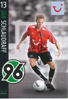 Jan Schlaudraff  2008/2009  Hannover 96  Fußball Autogrammkarte original signiert 