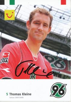 Thomas Kleine  2007/2008  Hannover 96  Fußball Autogrammkarte original signiert 