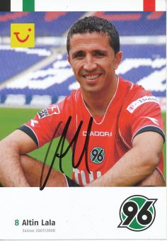 Altin Lala  2007/2008  Hannover 96  Fußball Autogrammkarte original signiert 