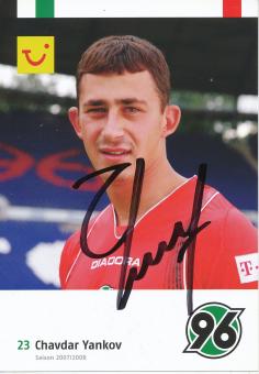 Chavdar Yankov  2007/2008  Hannover 96  Fußball Autogrammkarte original signiert 