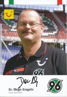 Wego Kregehr  2007/2008  Hannover 96  Fußball Autogrammkarte original signiert 