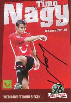 Timo Nagy  2006/2007  Hannover 96  Fußball Autogrammkarte original signiert 