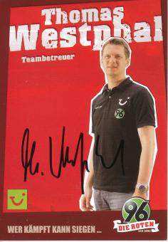 Thomas Westphal  2006/2007  Hannover 96  Fußball Autogrammkarte original signiert 