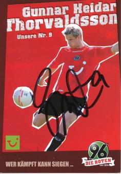 Gunnar Thorvaldsson  2006/2007  Hannover 96  Fußball Autogrammkarte original signiert 