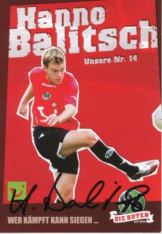 Hanno Balitsch  2006/2007  Hannover 96  Fußball Autogrammkarte original signiert 