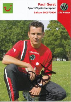 Paul Gerst  2005/2006  Hannover 96  Fußball Autogrammkarte original signiert 